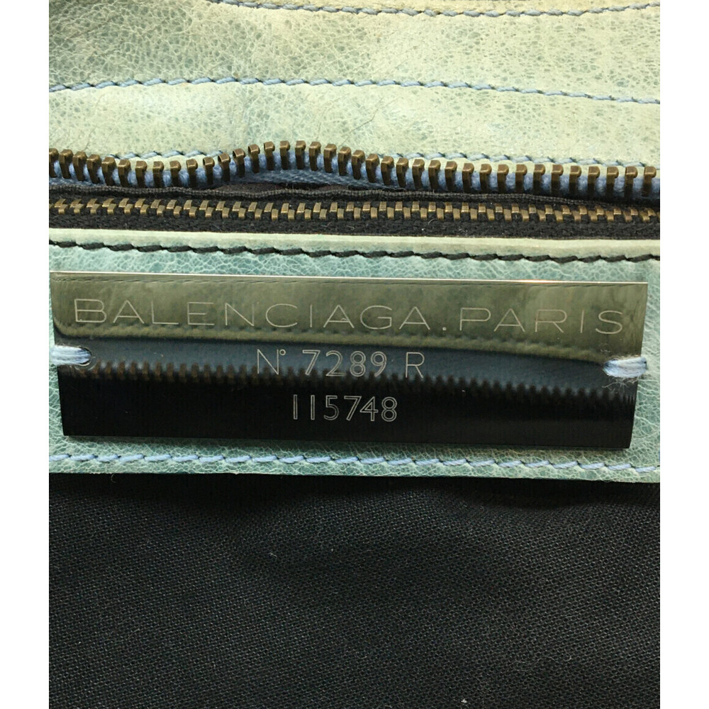 Balenciaga bag Green leather First - Picture 4 of 6